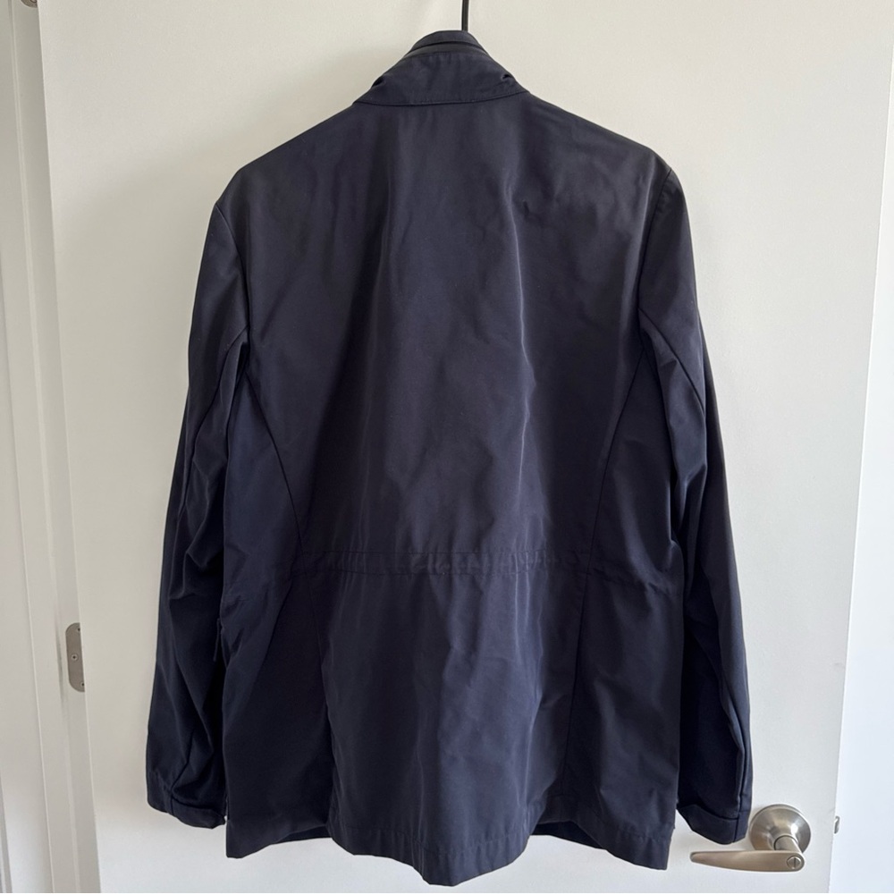 ARMANI COLLEZIONI MEN'S NAVY BLUE WATER REPELLENT RAIN COAT  WINDBREAKER SIZE 50 - Picture 10 of 10